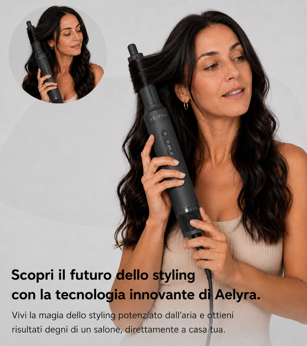 AELYRA 7-in-1 · Nero Opaco