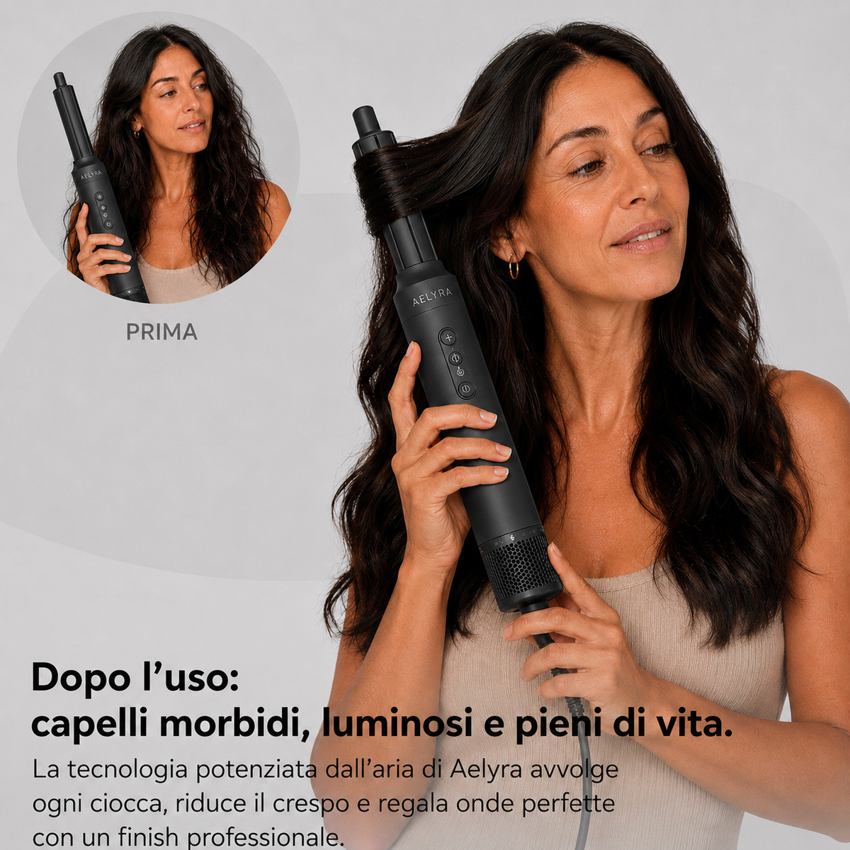 AELYRA 7-in-1 · Nero Opaco